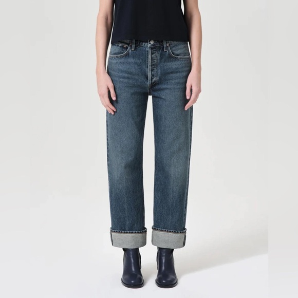 Agolde Denim - Agolde Fran Jean in Dwell Wash Size 28